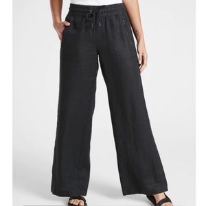 Athleta Cabo Linen Wide Leg Pant size 18